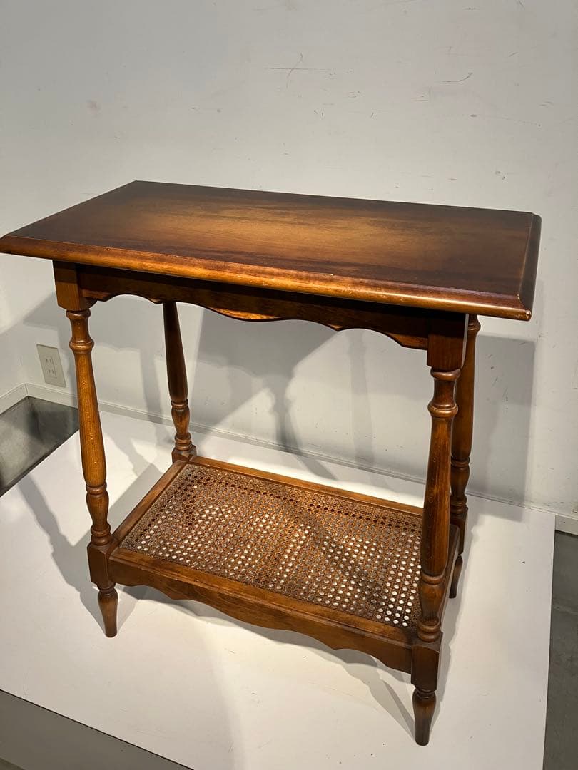 オールド、カリモク、サイドテーブル、レトロ、ジャパニーズモダン、キツツキ、旧ロゴ オールドカリモク サイドシェルフ マガジンラック/Old Karimoku Side