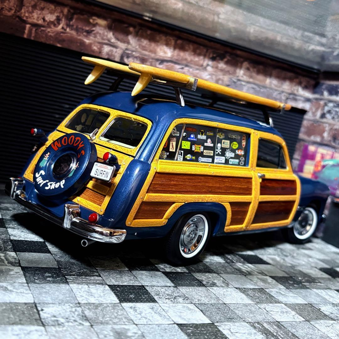 ワンオフカスタム 1/18 モーターシティー 1949 フォード ウッディワゴン