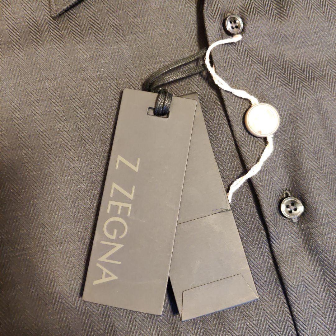 Z ZEGNA ダークグレー 長袖シャツ41 - メルカリ