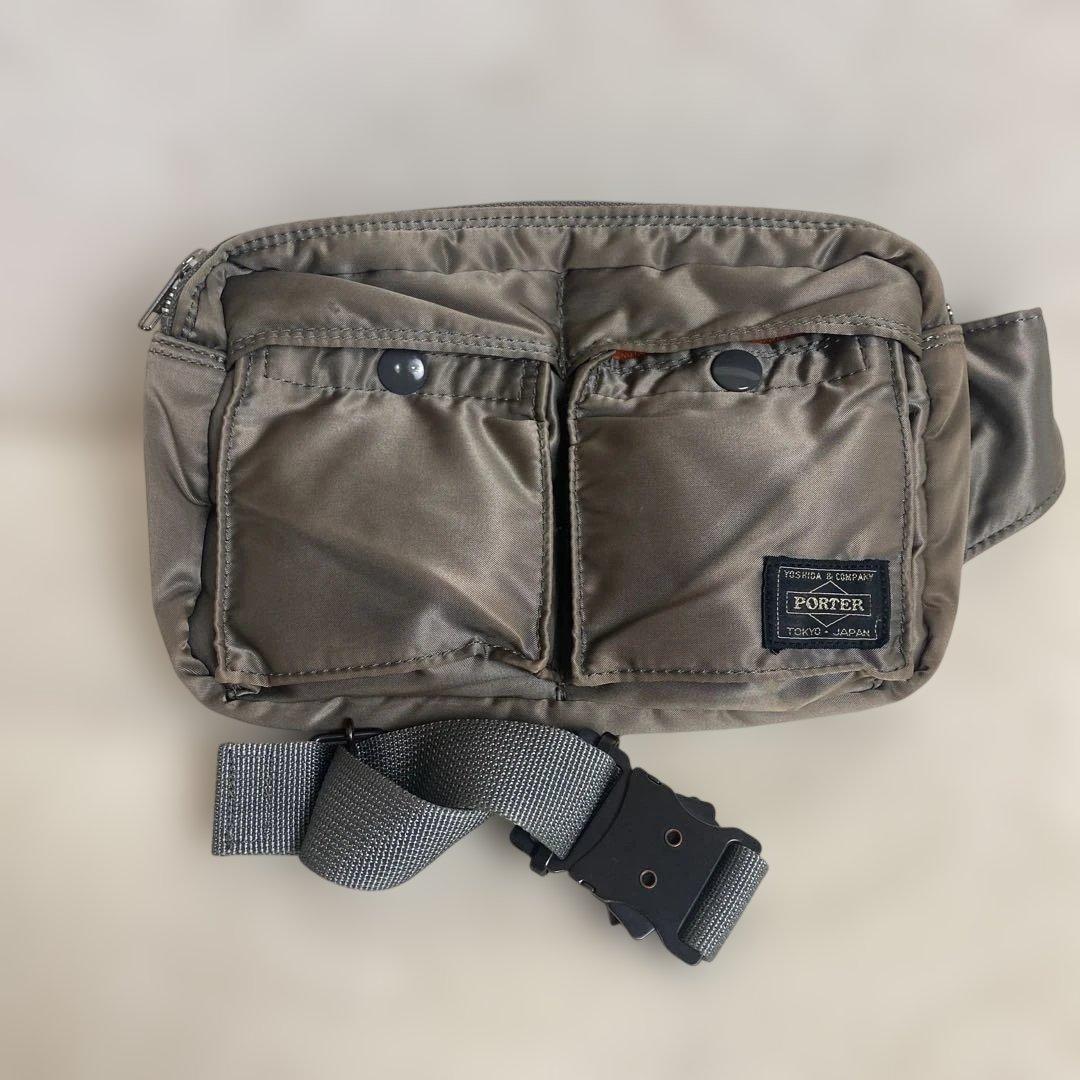 廃盤品 PORTER ポーター タンカー ボディバッグ シルバーグレー - メルカリ