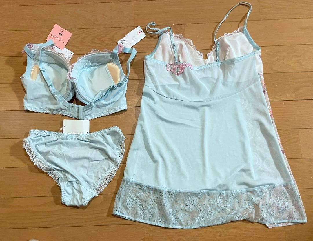 ルジェ ハッピーFit ブラ D75 ショーツ キャミ M セット SX 未使用