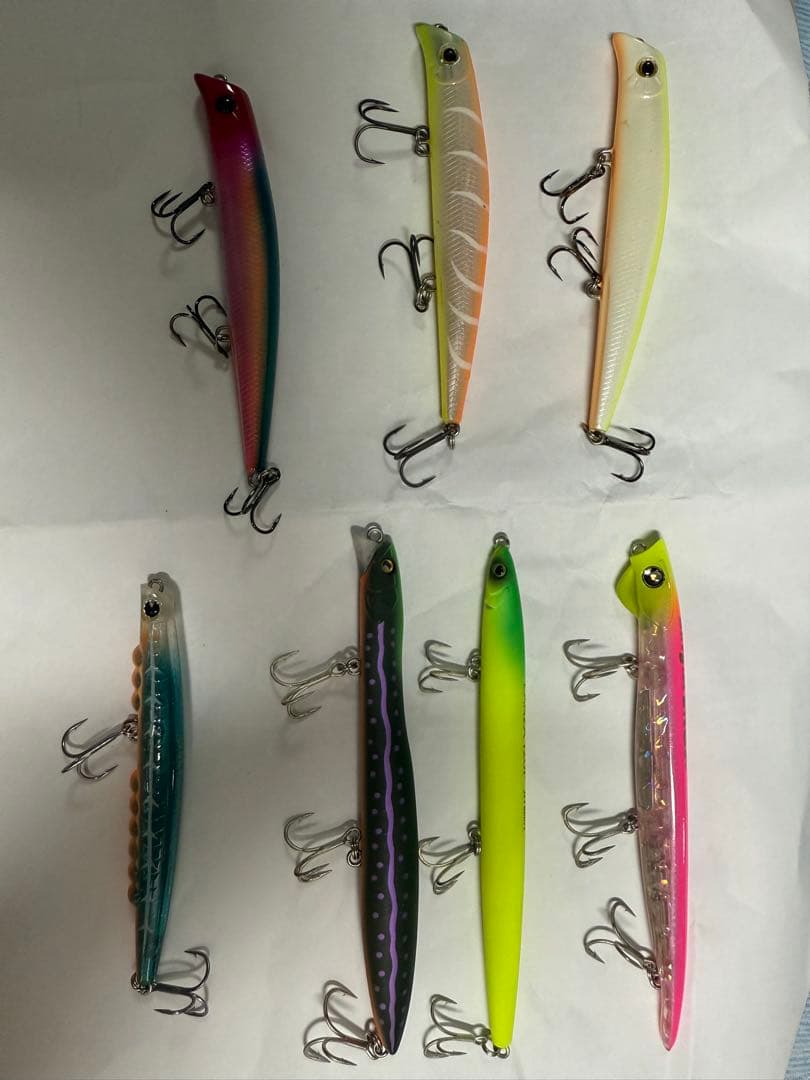 ルアーセット（主にシーバス用）60個以上 ルアー 10色セット シーバス 10個 セット 釣り 大容量 スズキ 釣具