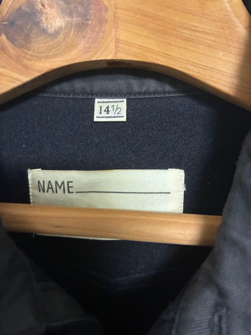 BUTCHER PRODUCTS ブラック CPO 長袖シャツ 14 1/2