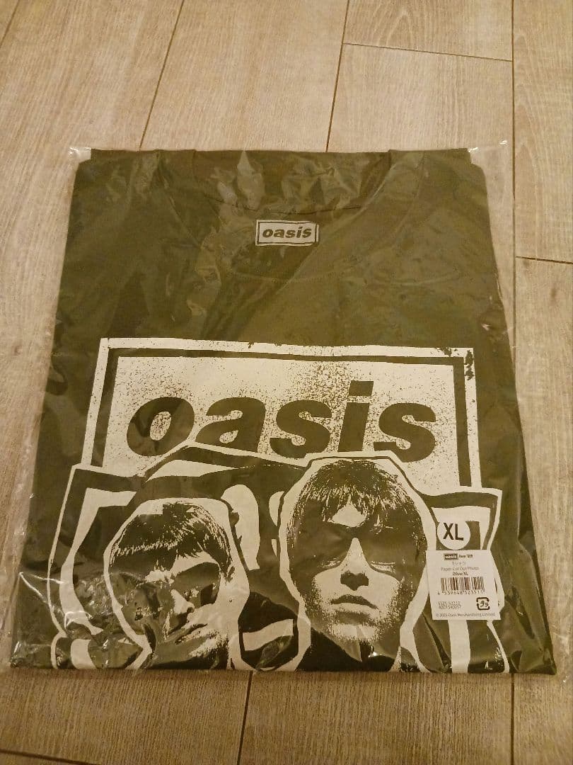 oasis live '25 Tシャツ PaperCutOut Photo XL