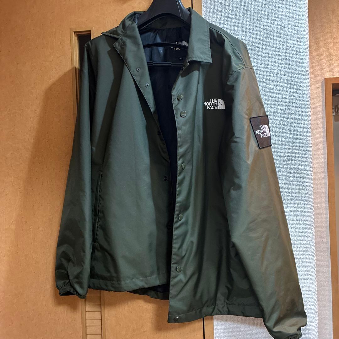 ノースフェイス NP72130 コーチジャケット L カーキ ナイロン メンズ