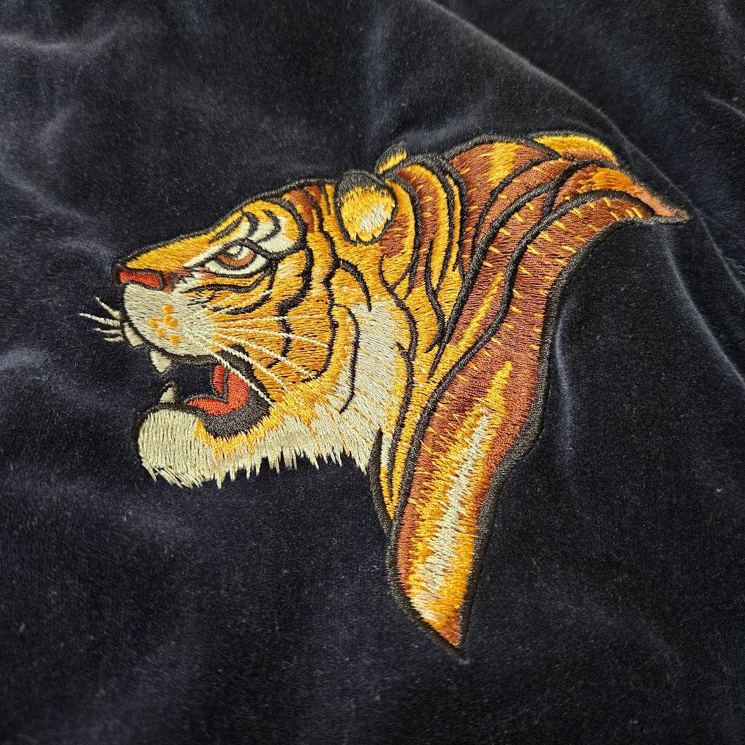 JAKE スーベニアジャケット スカジャン 別珍 ベロア 刺繍 虎 トラ
