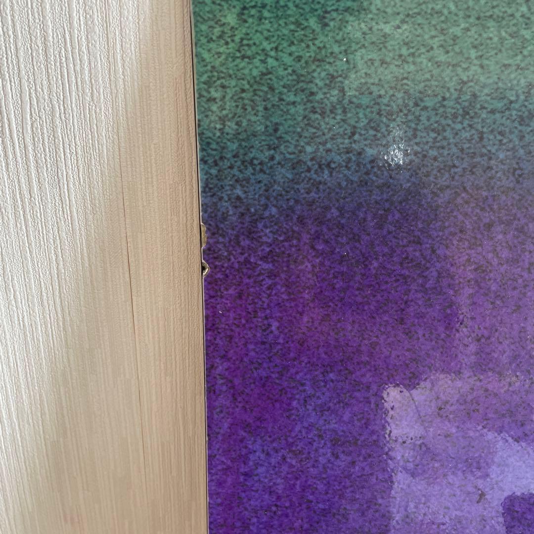 SIMS スノーボード 紫と緑のグラデーション ビンディングセット 2026年