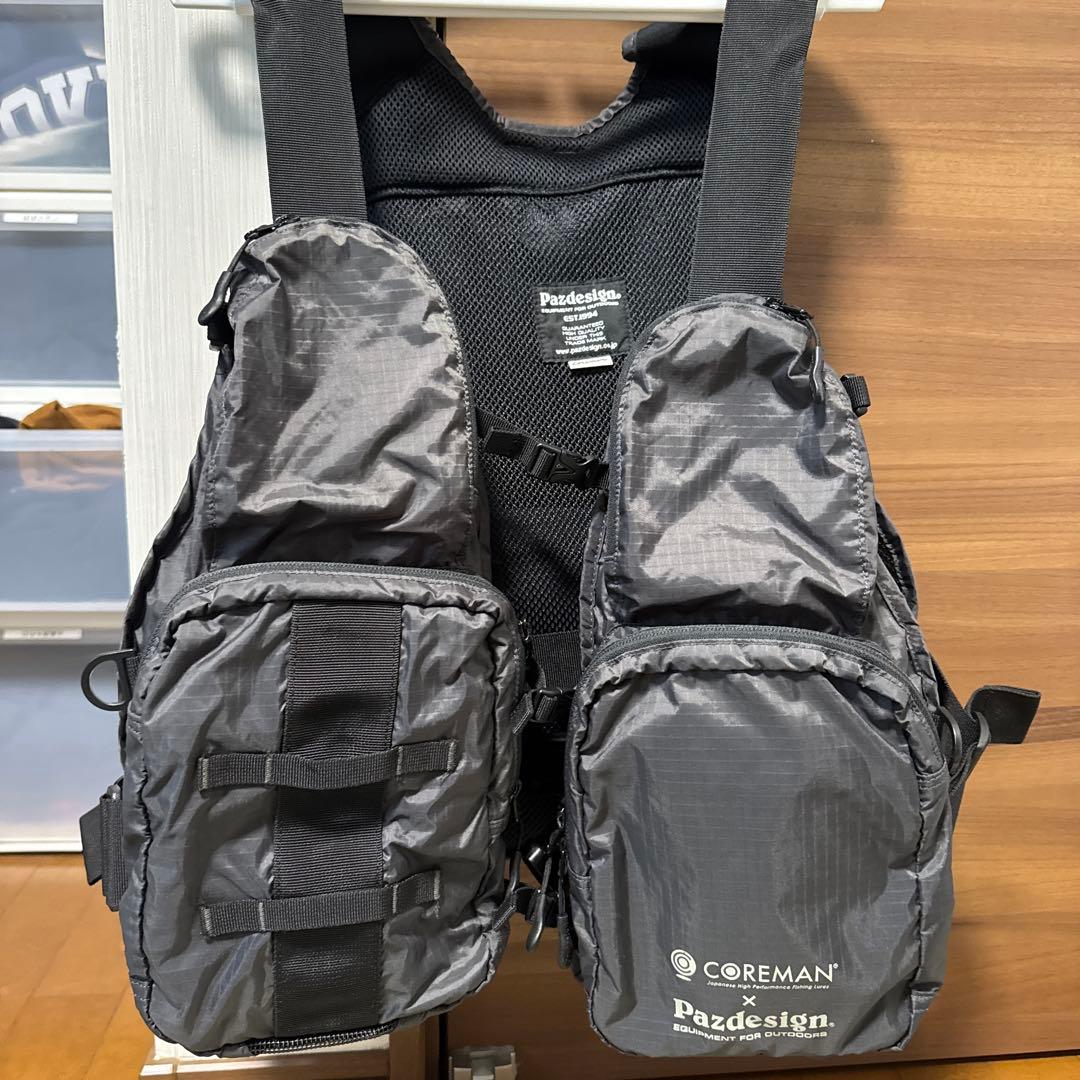 COREMAN × Pazdesign フィッシングベスト グレーCOREMAN×Pazdesign