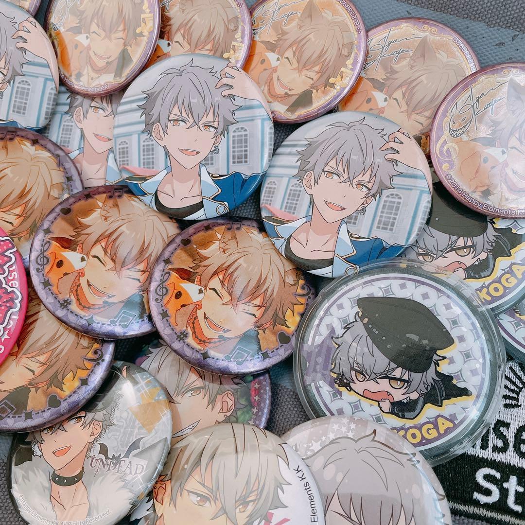 あんスタ 大神晃牙 痛バッグ 痛バ 缶バッジ - メルカリ