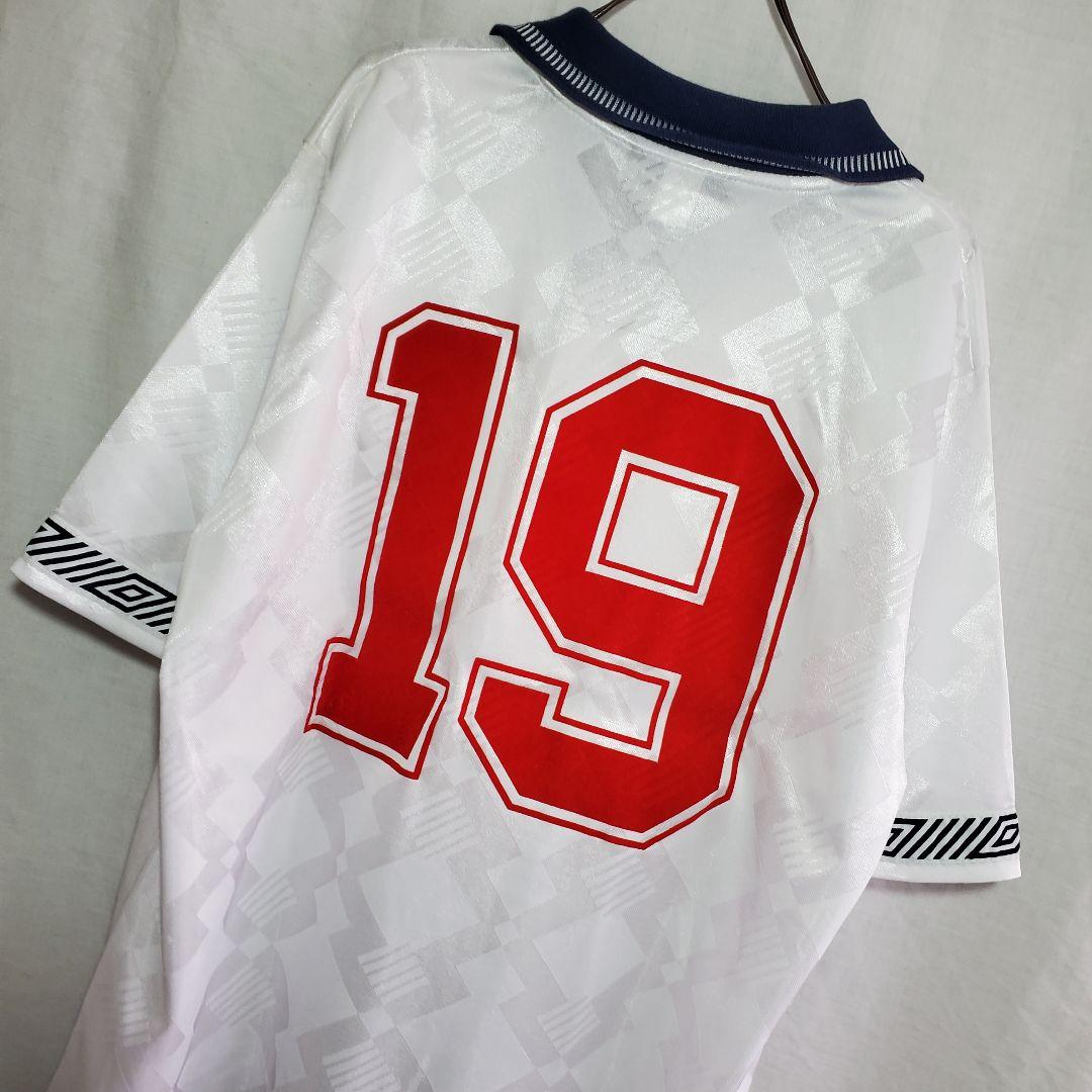 umbro アンブロ イングランド代表 復刻 ガスコイン 白 ユニフォーム