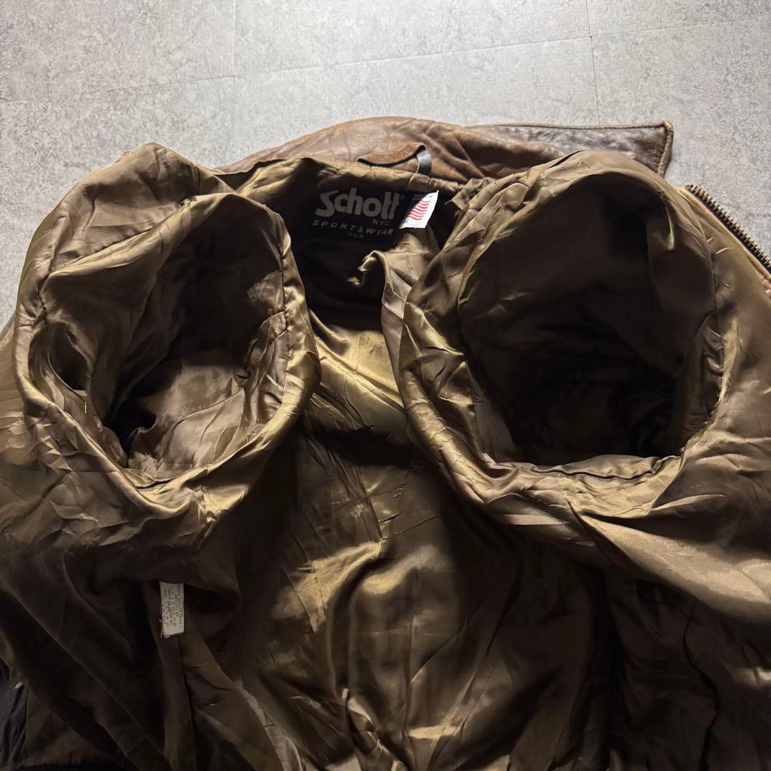 vintage Schott 3L A-2 フライトジャケット 短丈 USA製 - メルカリ