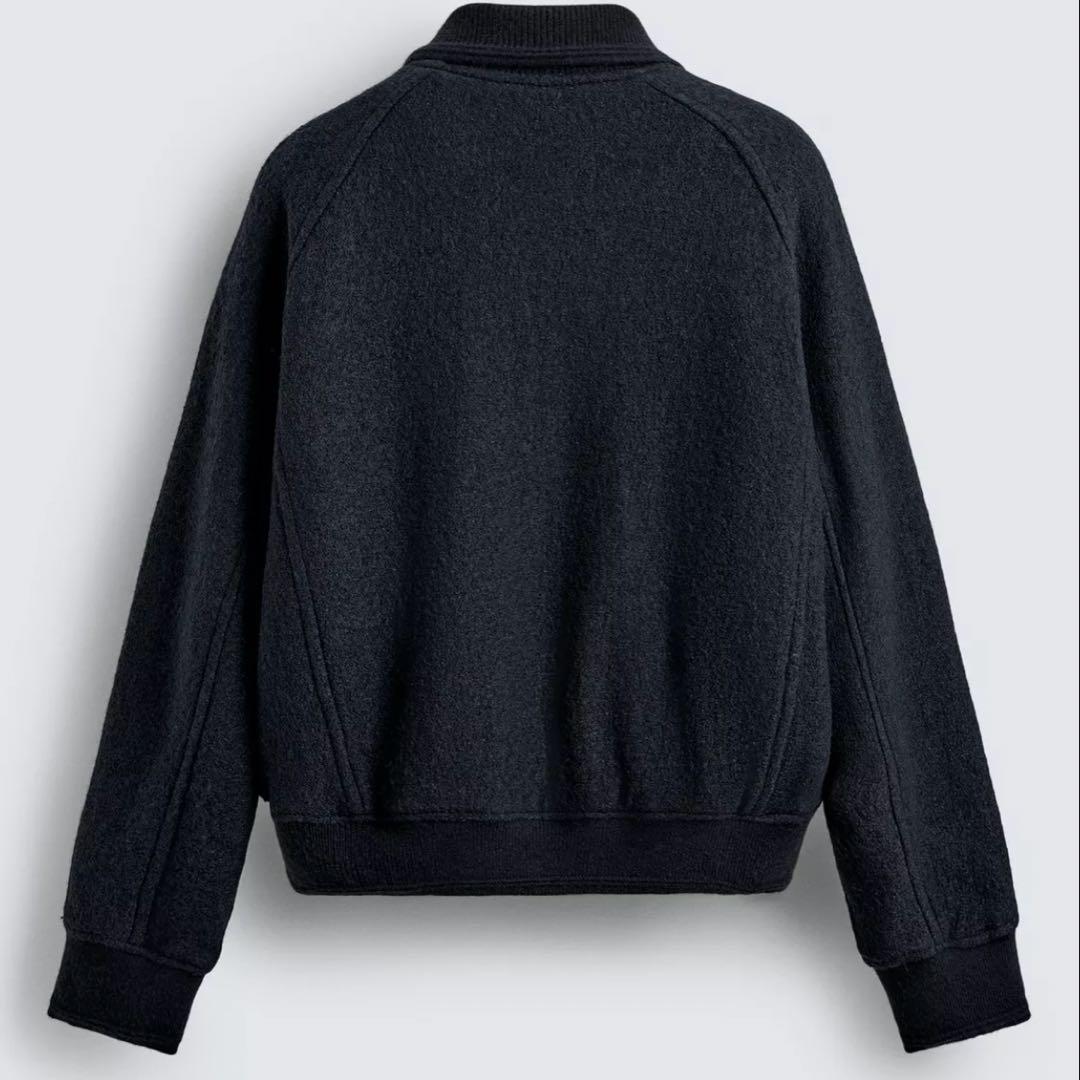 そうた様専用)ZARA リブ襟切り替えジャケット M - メルカリ