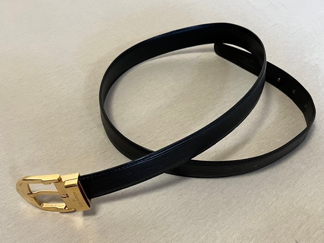 LOUIS VUITTON ルイヴィトン メンズ ベルト エピ ブラック - メルカリ