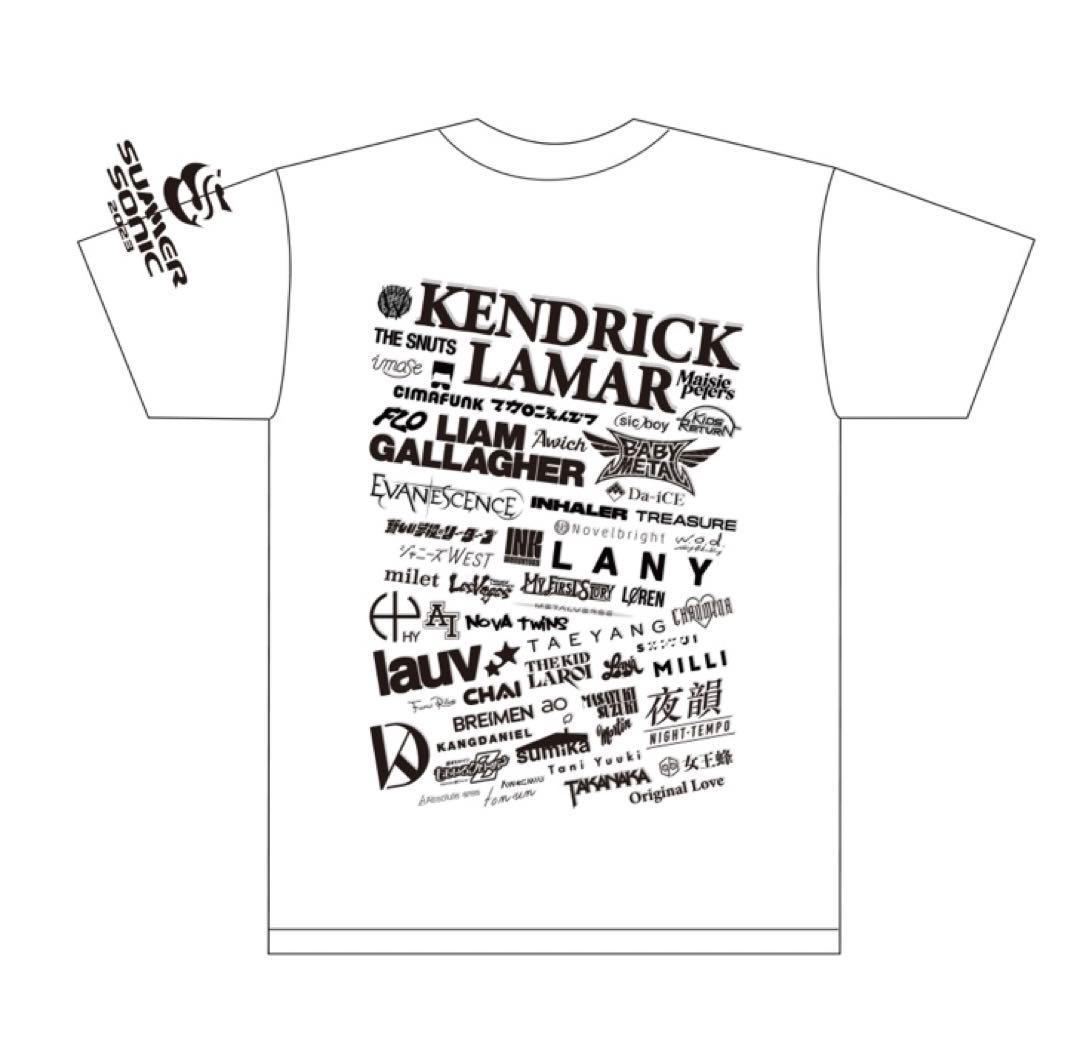 サマソニ SUMMER SONIC アーティストロゴコラージュTシャツ