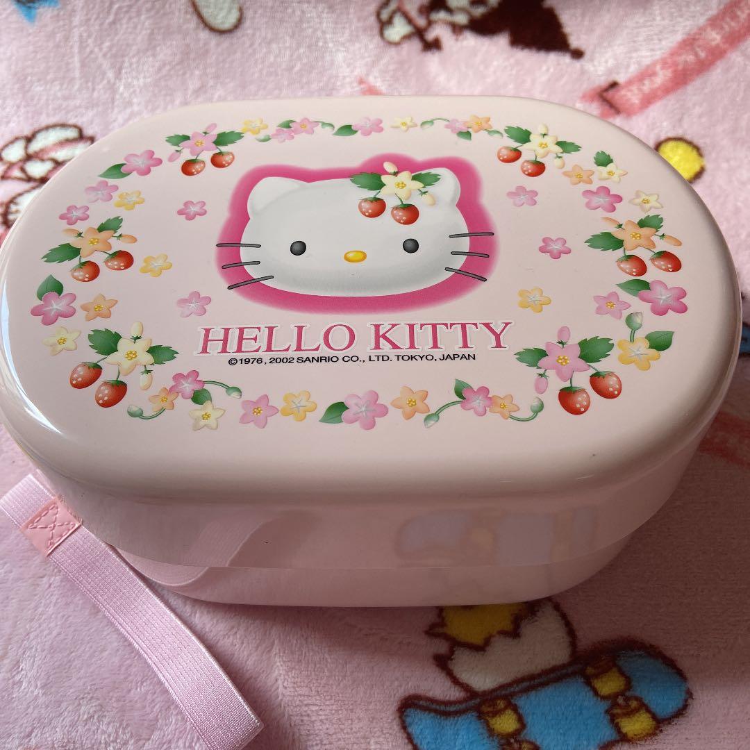 サンリオ激レア❤️野いちごキティ❤️おっきめピンクのかわいいお弁当