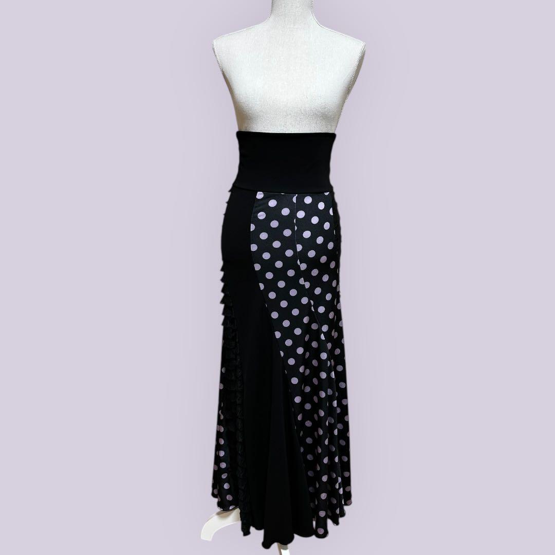 フラメンコ エスカルゴファルダ フリルリボンデザイン1点もの