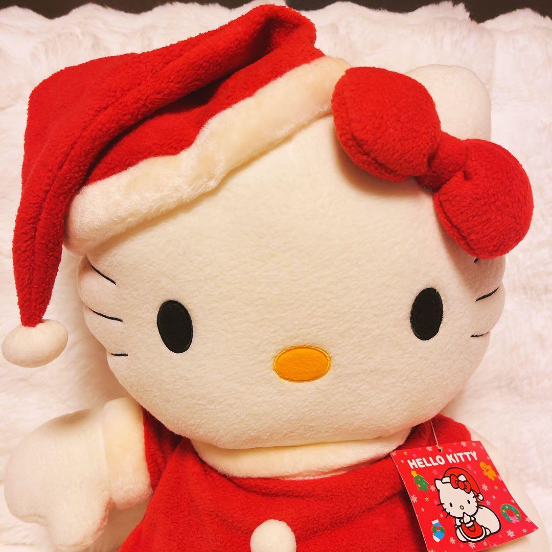 希少レア　ハローキティ　サンタ　ぬいぐるみ　BIG サンタキティ　平成レトロ