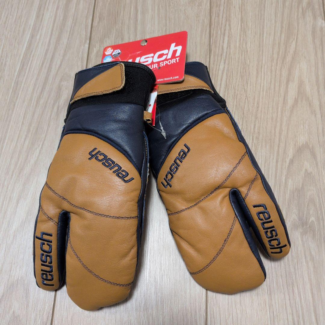 reusch REU1TLB スキーグローブ 8.0 ブラウン/ネイビー reusch（ロイシュ） スキー グローブ メンズ レディース＜2024
