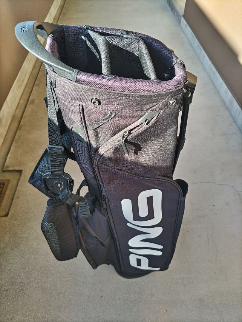 PING キャディバッグ 黒 dショッピング |ピン PING フーファーカート キャディバッグ ブラック