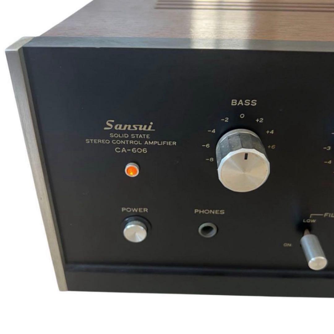 ジャンク Sansui CA-606 山水 ☆サンスイ アンプ CA-606 ☆ジャンク品
