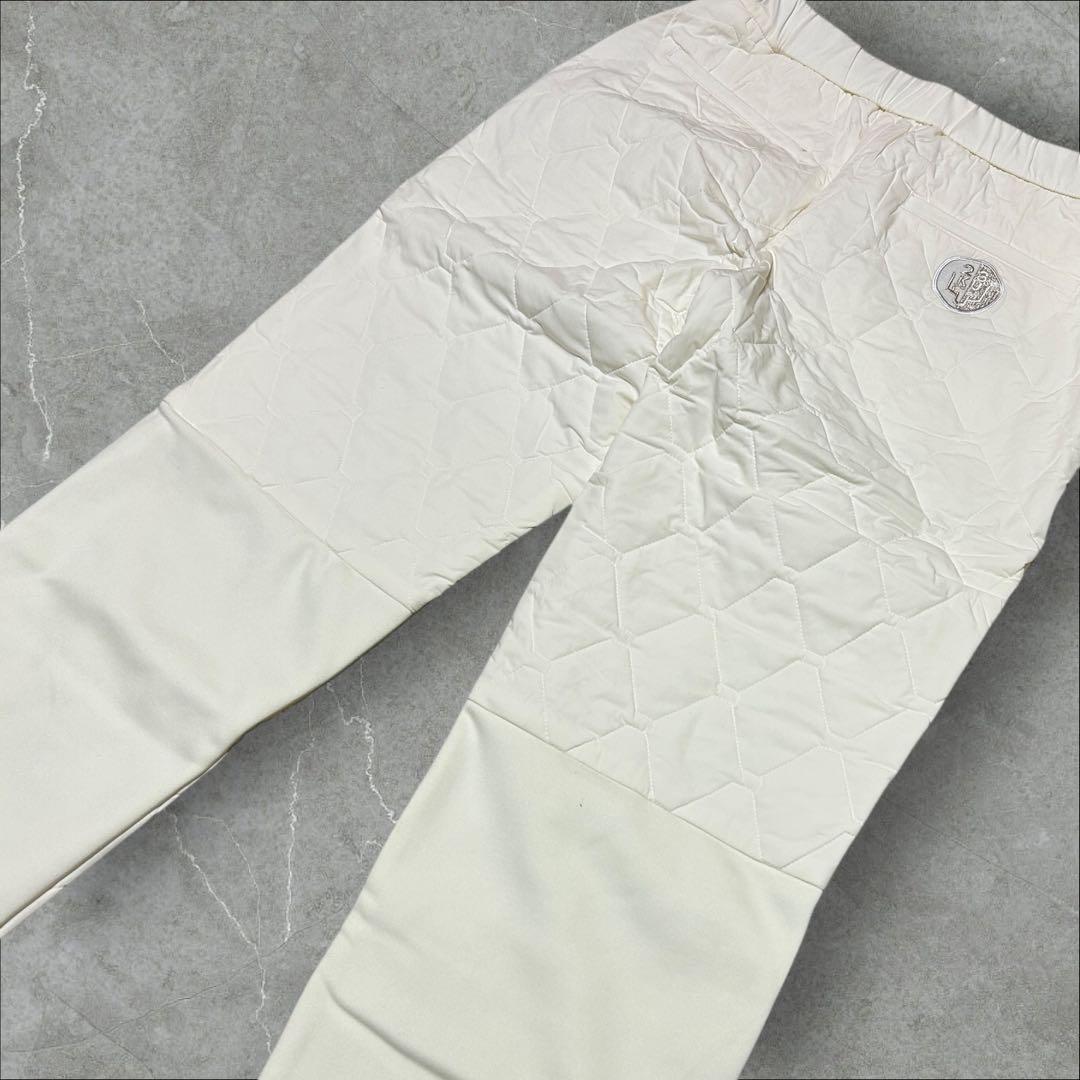 新品未使用】23区ゴルフ M 冬最強防寒パンツ キルティング テーパード