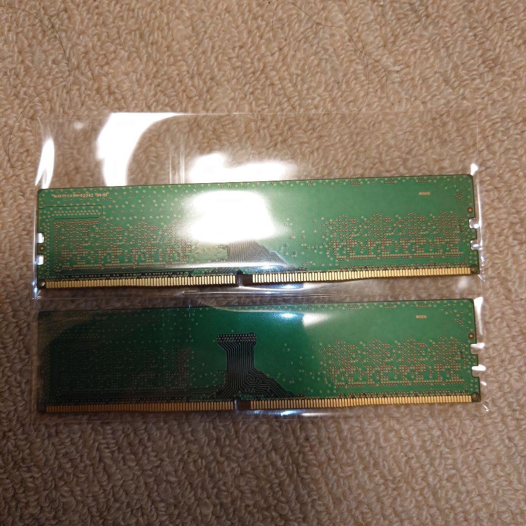 動作確認済み】Samsung製 DDR4-3200 16G（8GB×2 ） - メルカリ