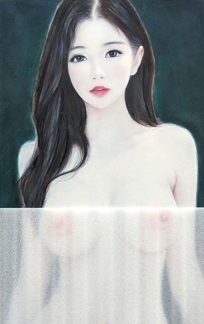 裸婦画 478 『妖精の恋人❤️』特大サイズ A3