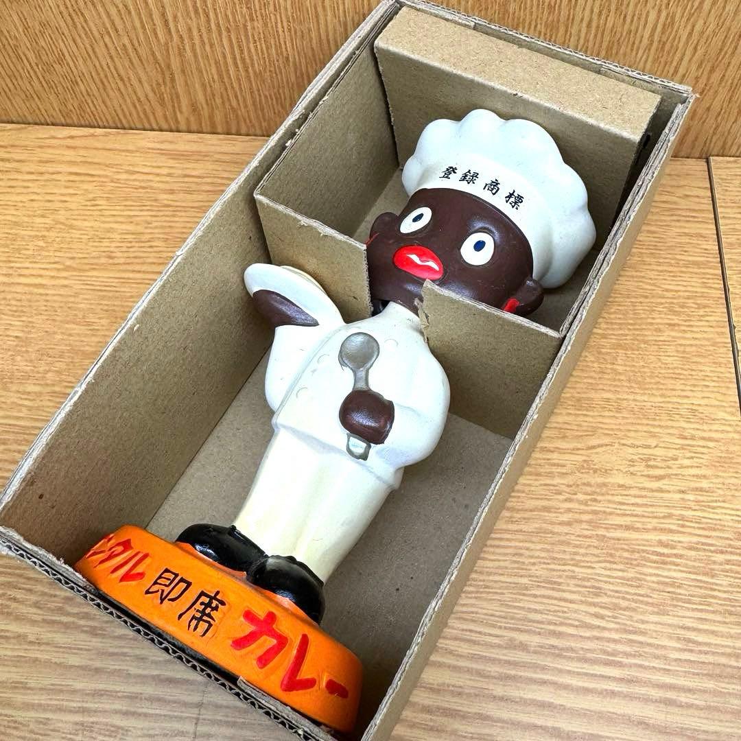 【オリエンタル坊や】　首振り人形　陶器製ツヤ消しver. 化粧箱付き