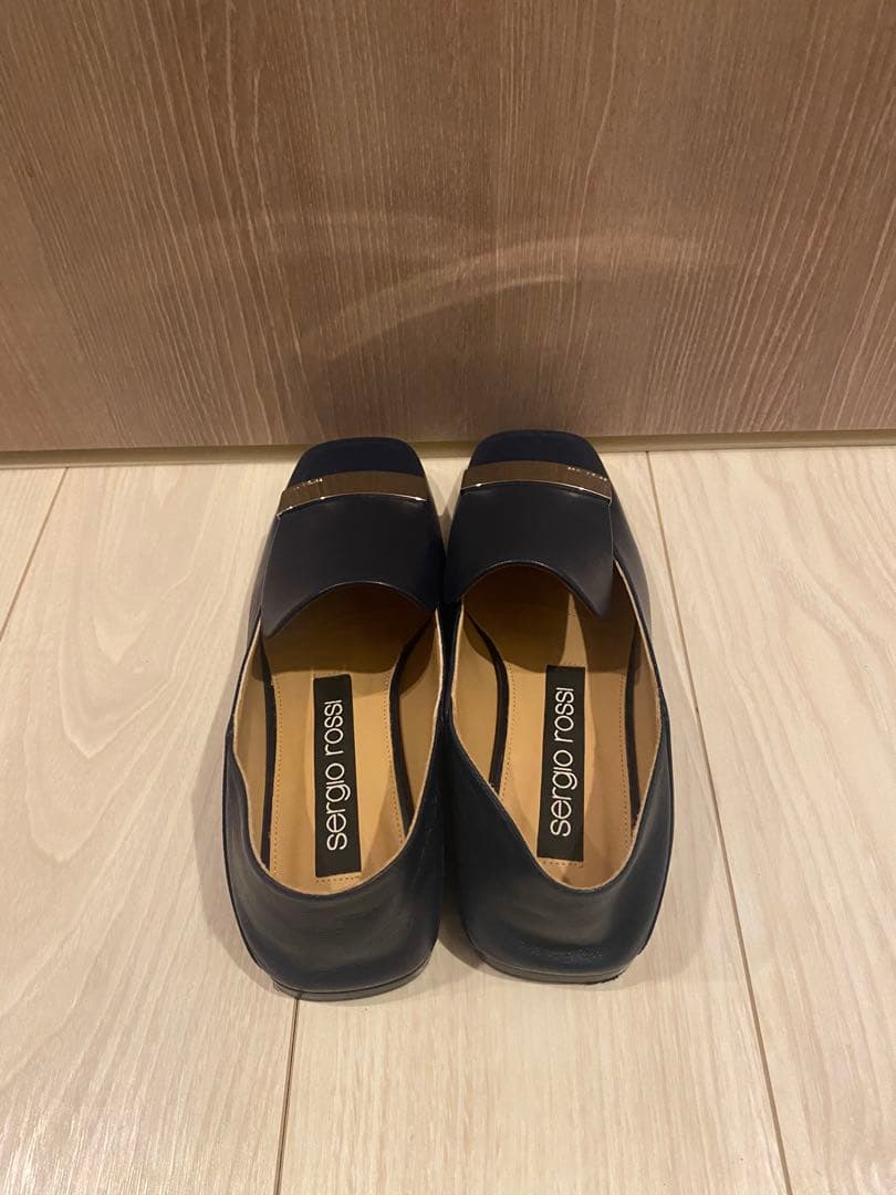 Chagoma様専用】sergio rossi ネイビー - メルカリ