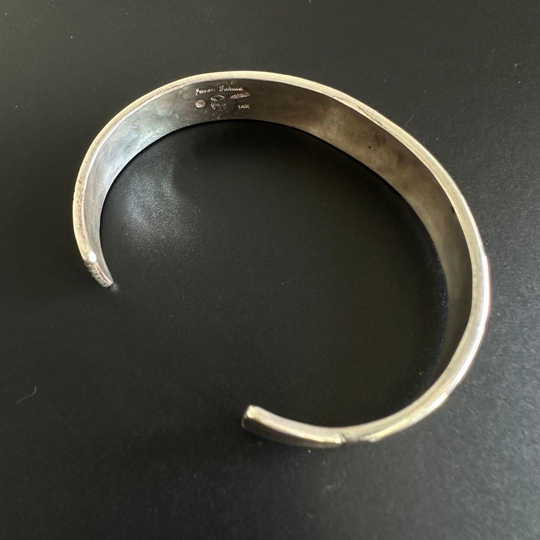 美品 Hopi Jason takala K14 メイズ オーバーレイ バングル - メルカリ