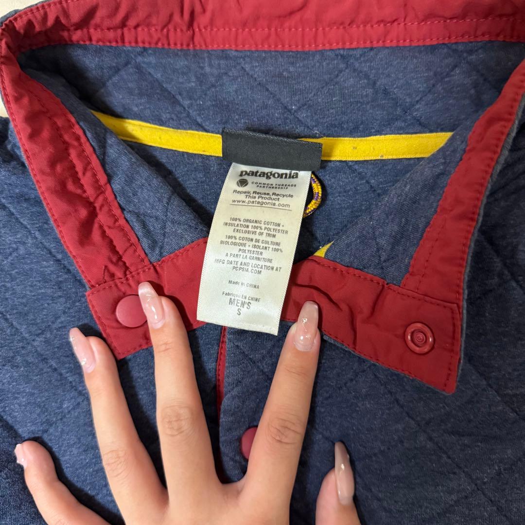 美品】パタゴニア40周年記念モデル ダイヤモンドキルトスナッププル