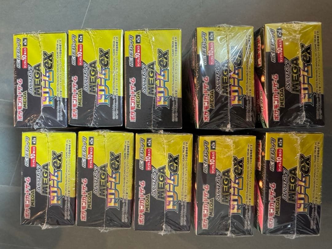 ポケカ　MEGAドリームex 10box シュリンク付き