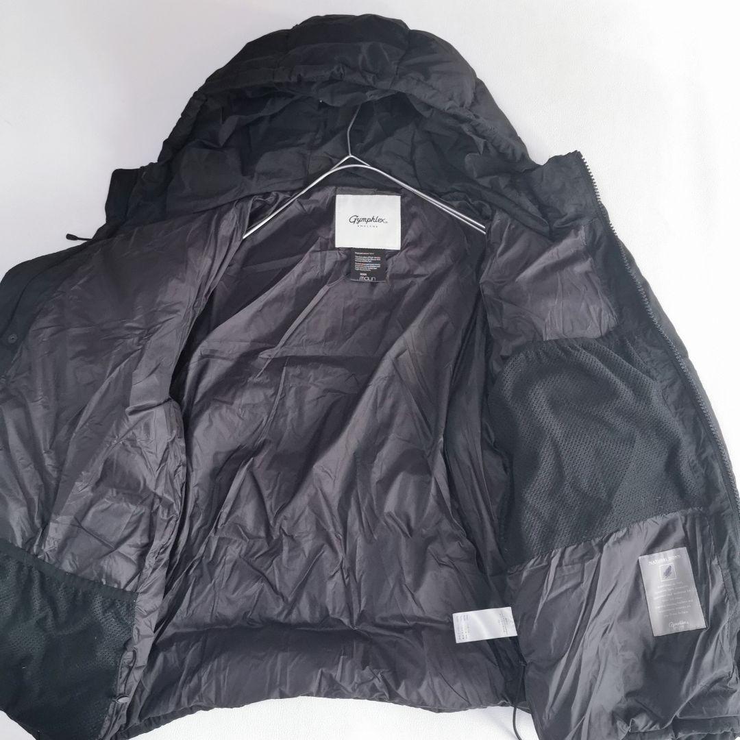 美品✨】ジムフレックス ダウンジャケット ホワイトグース ロゴ刺繍 М