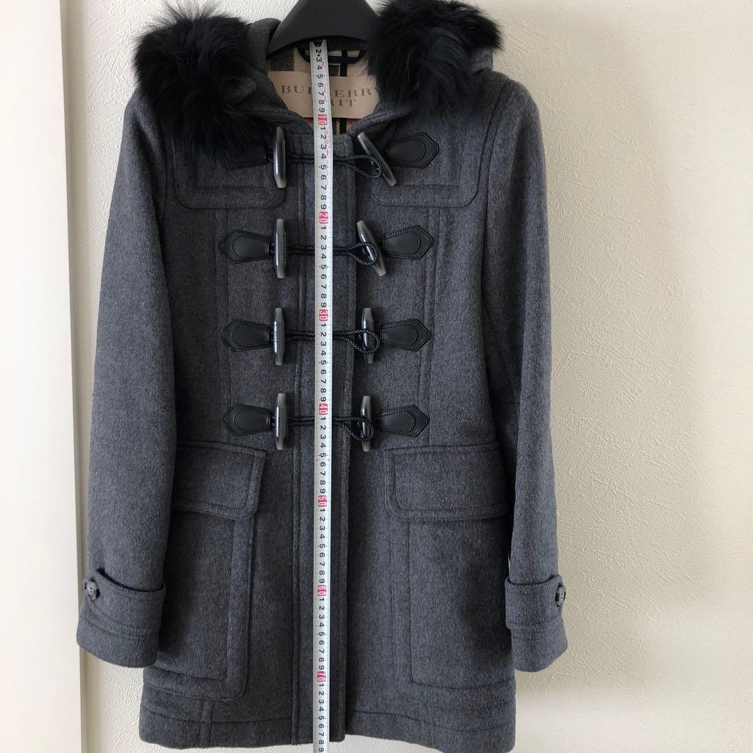 美品】バーバリーブリット ダッフルコート - メルカリ