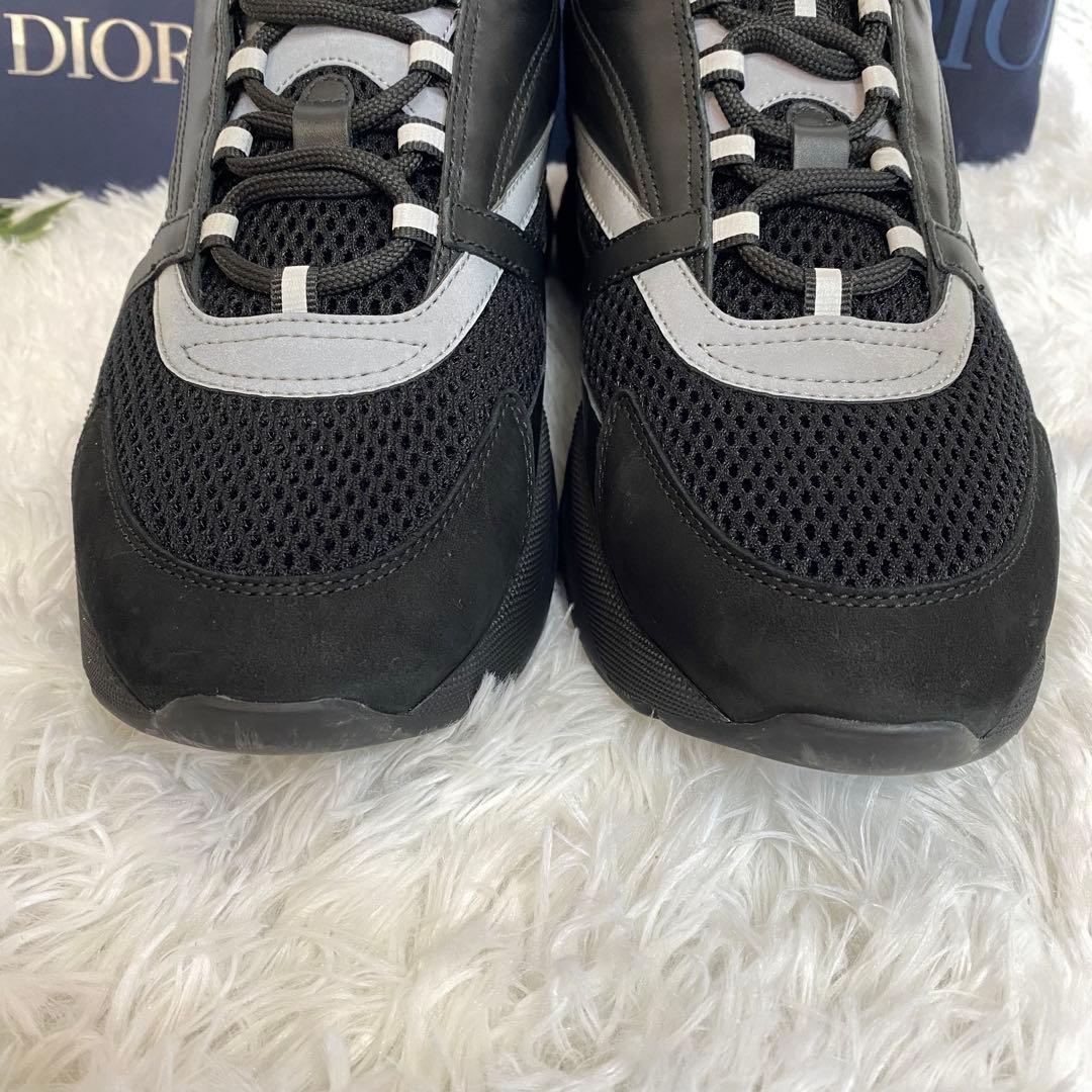美品☆ DIOR B22 ディオール 43 スニーカー 28センチ ブラック - メルカリ