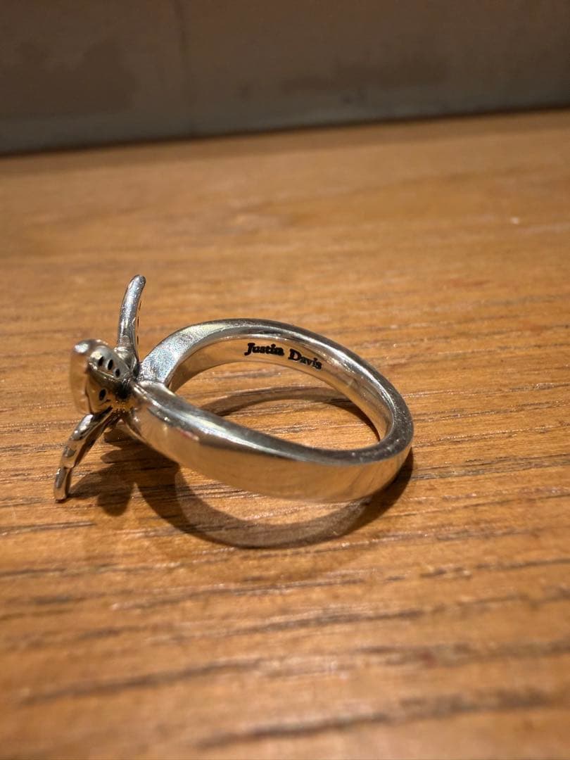 Justin Davis 925 スワロウテイルバタフライリング