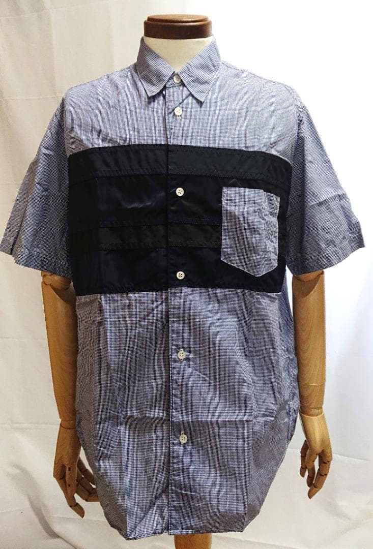 COMME des GARCONS HOMME 　ブルー半袖シャツＭサイズ 楽天市場】#COMME des GARCONS HOMME#（カジュアルシャツ｜トップス