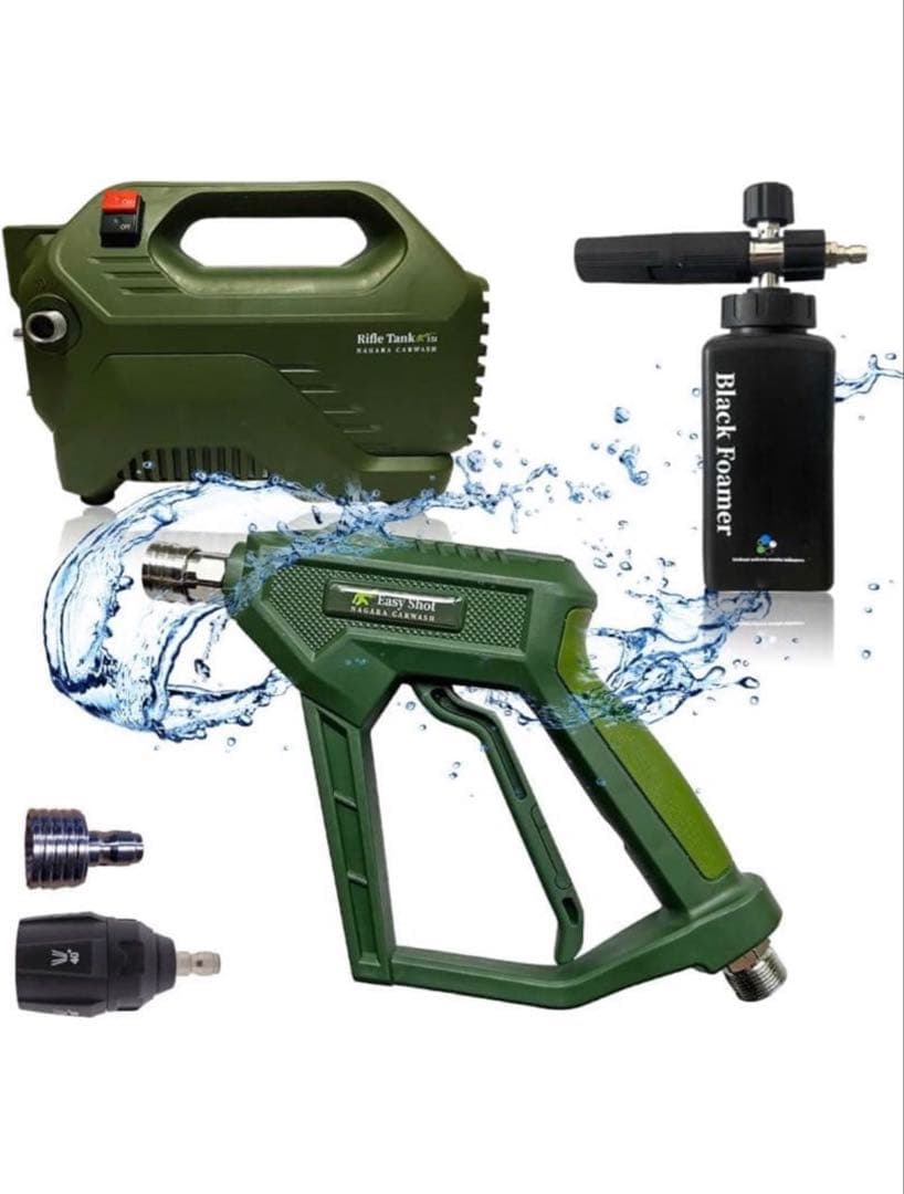ながら洗車　ライフルタンク　イージーショット　 高圧洗浄機 楽天市場】【ながら洗車】イージーショット×ライフルタンクセット