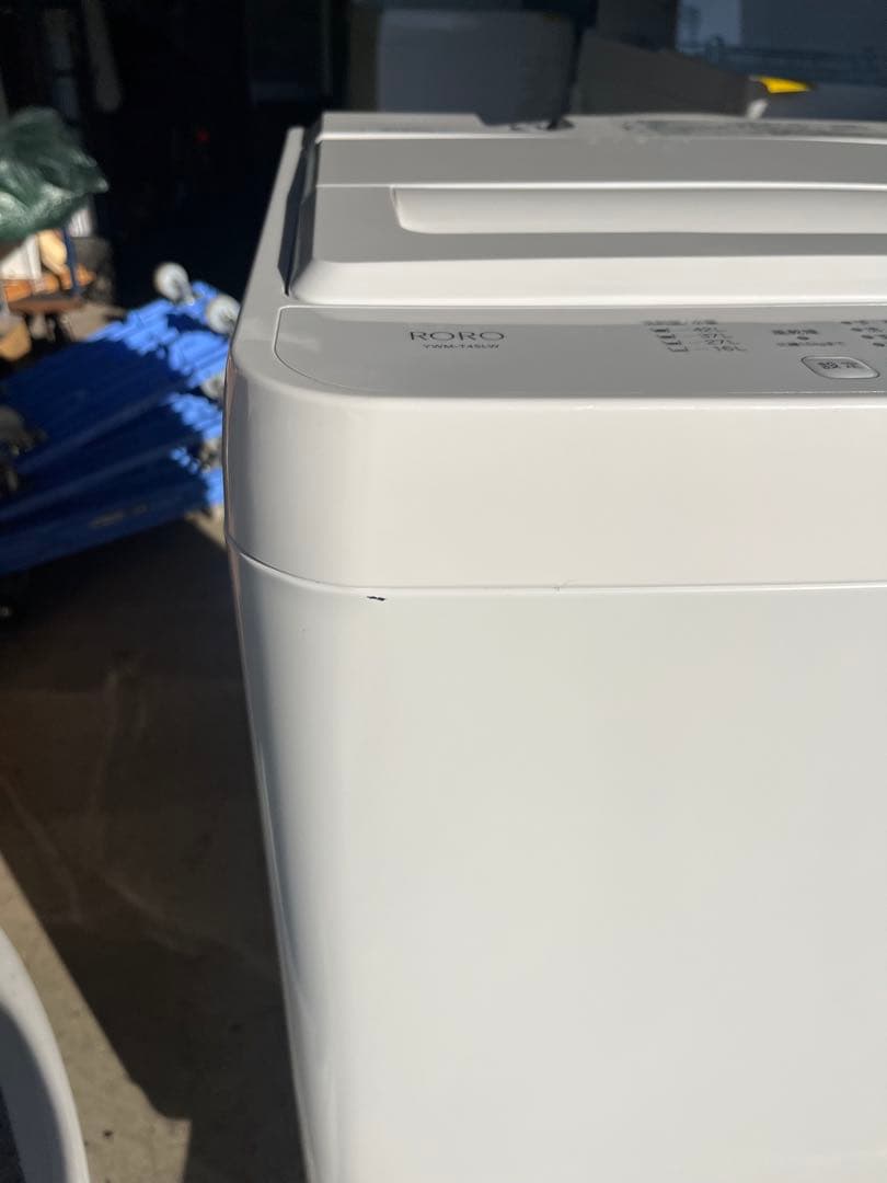 【高年式】ヤマダ 洗濯機 4.5kg YWM-T45LW 2024年製T