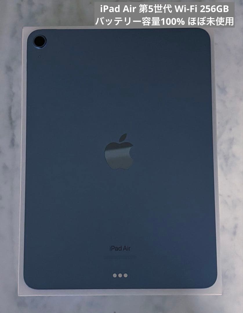 iPad Air 第5世代 Wi-Fi 256GB ブルー Apple 2022 10.9-inch iPad Air 5th Gen, Wi-Fi, 256GB, Blue - M1