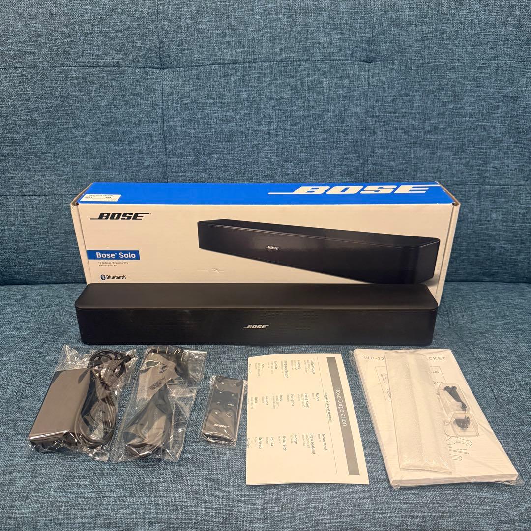 極美品】Bose Solo TV Speaker TV用サウンドバー - メルカリ