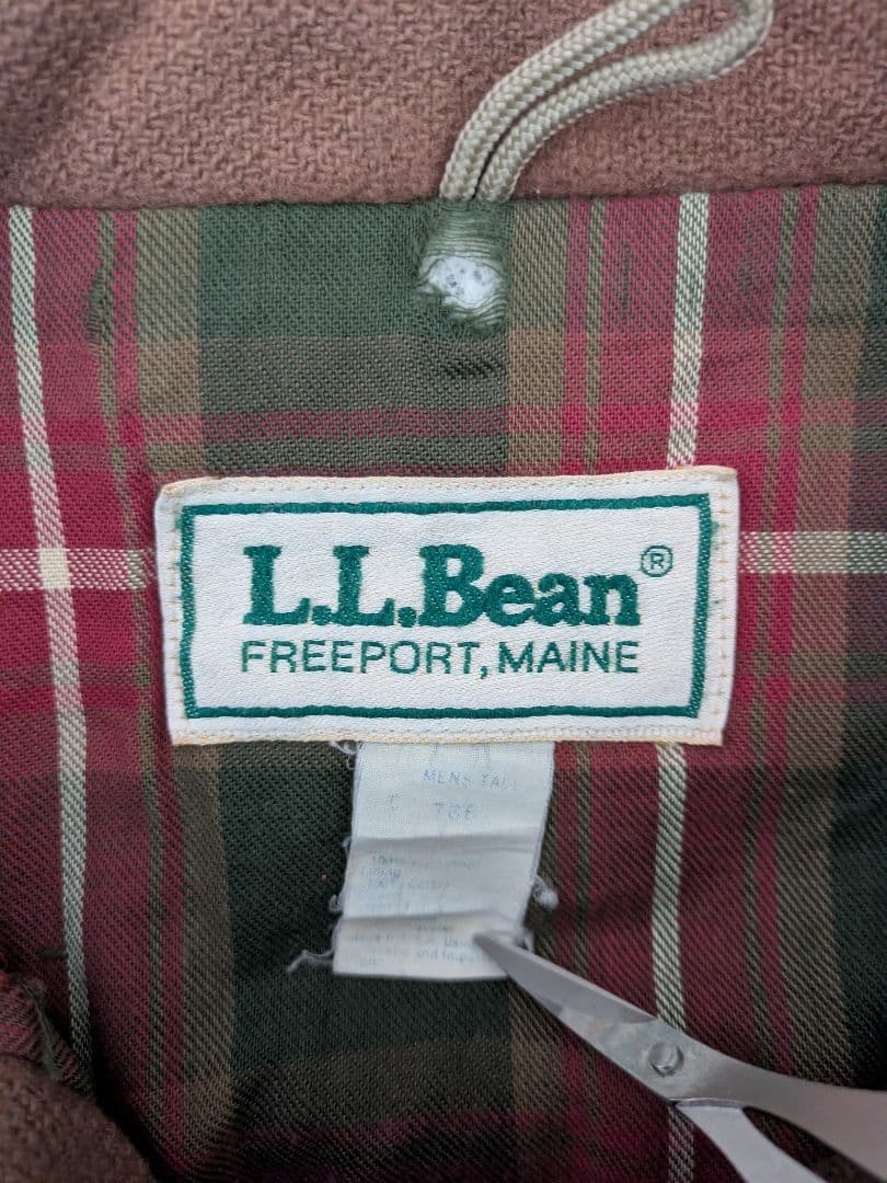 USA製 80s L.L.Bean ベージュ ウールジャケット　u11