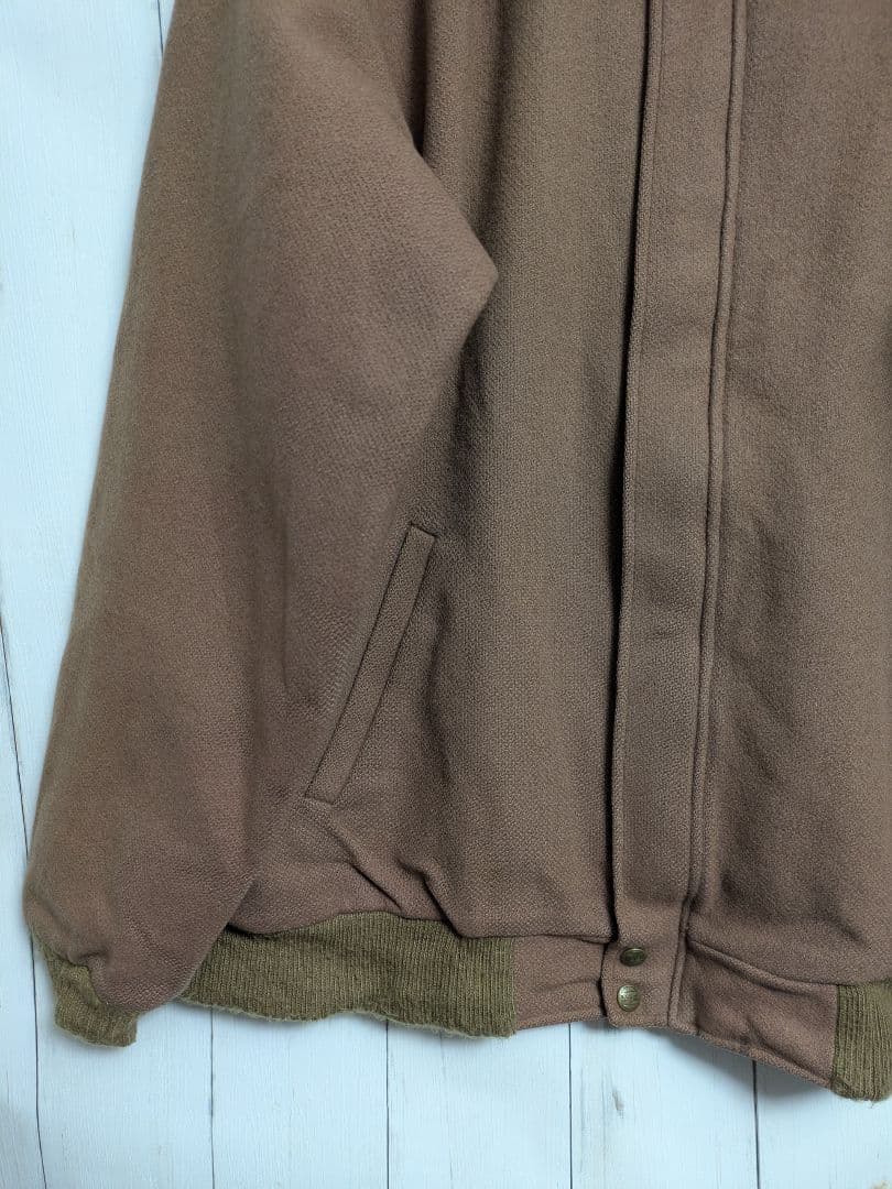 USA製 80s L.L.Bean ベージュ ウールジャケット　u11