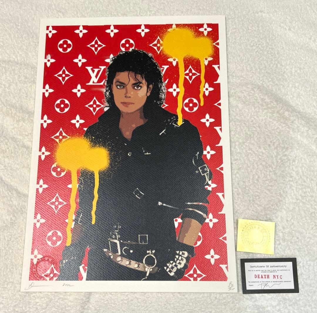 【世界限定100枚】『 DEATH NYC マイケル・ジャクソン＆ルイヴィトン』