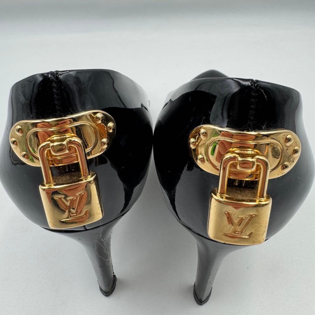 美品✨LOUIS VUITTON パンプス ハイヒール ブラック エナメル 37