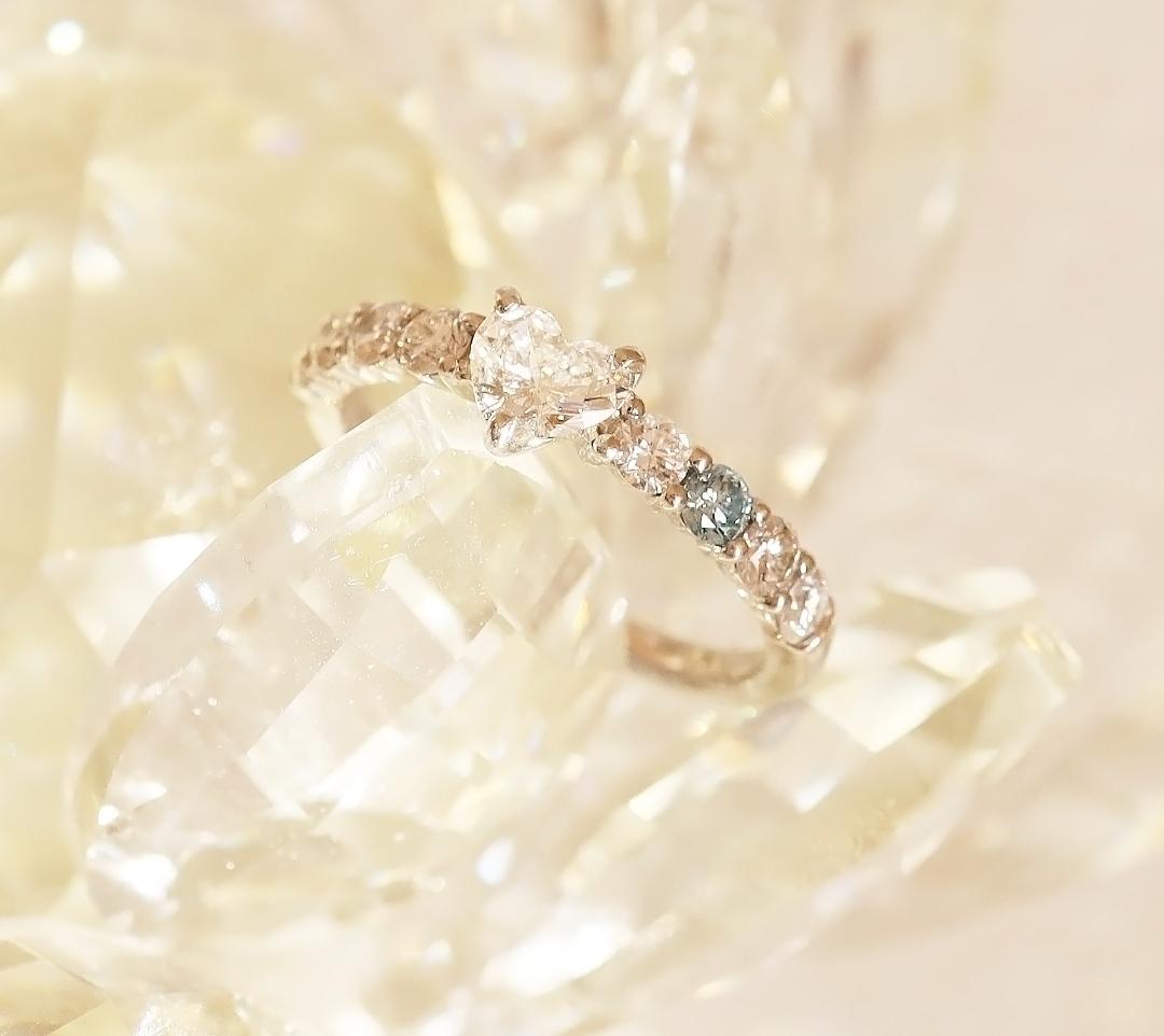 セイレーンアズーロ アエリーノ 0.44ct ハート