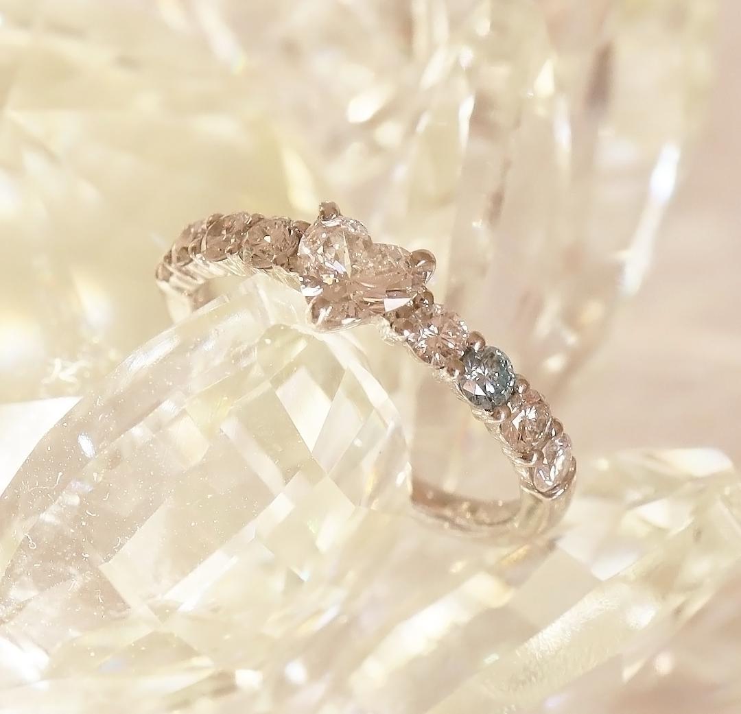 セイレーンアズーロ アエリーノ 0.44ct ハート