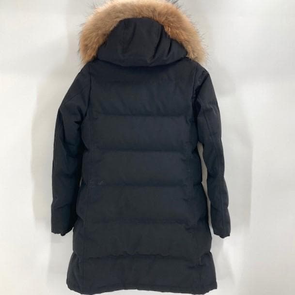 DANTON ダントン ダウンコート 34サイズ ブラック ラクーンファー