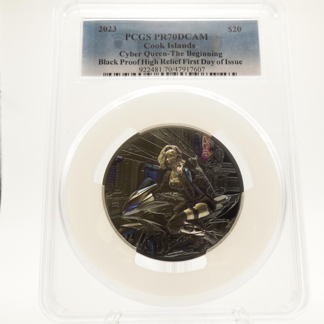 サイバークイーン銀貨 The Beginning PCGS 2023 - メルカリ