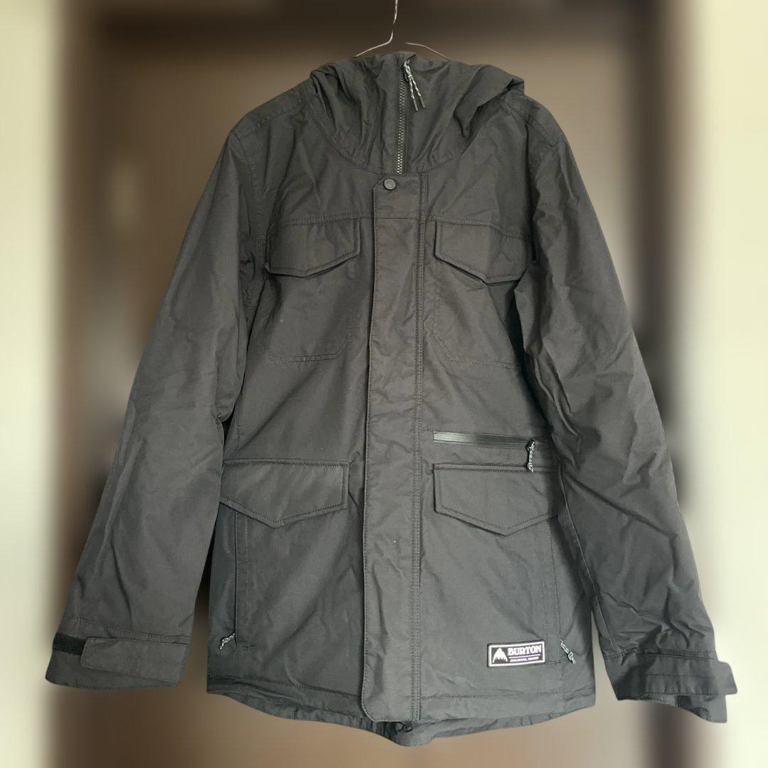 BURTON LIVING LINING フード付きウェア S/M ブラック BURTON（バートン） 日本正規品 スノーボード ウェア ジャケット